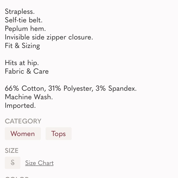 NY & Co Cotton Poplin Striped Cupcake Top - Picture 6 of 6